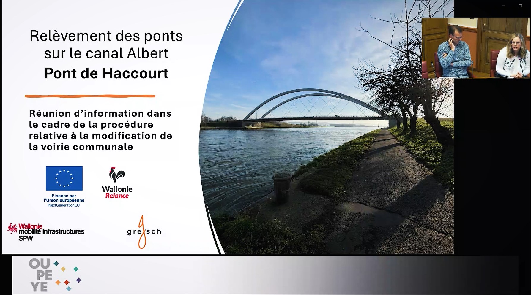 Rehaussement du pont de Haccourt : Séance d'information aux riverains du 17/06/2025